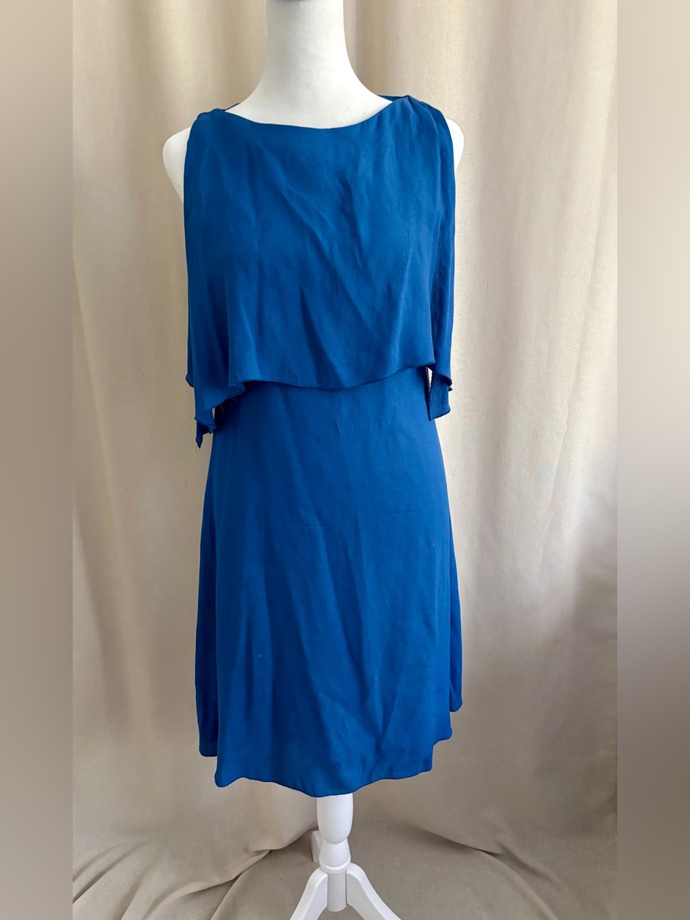 Massimo Dutti Cape Detail Dress — Size 4